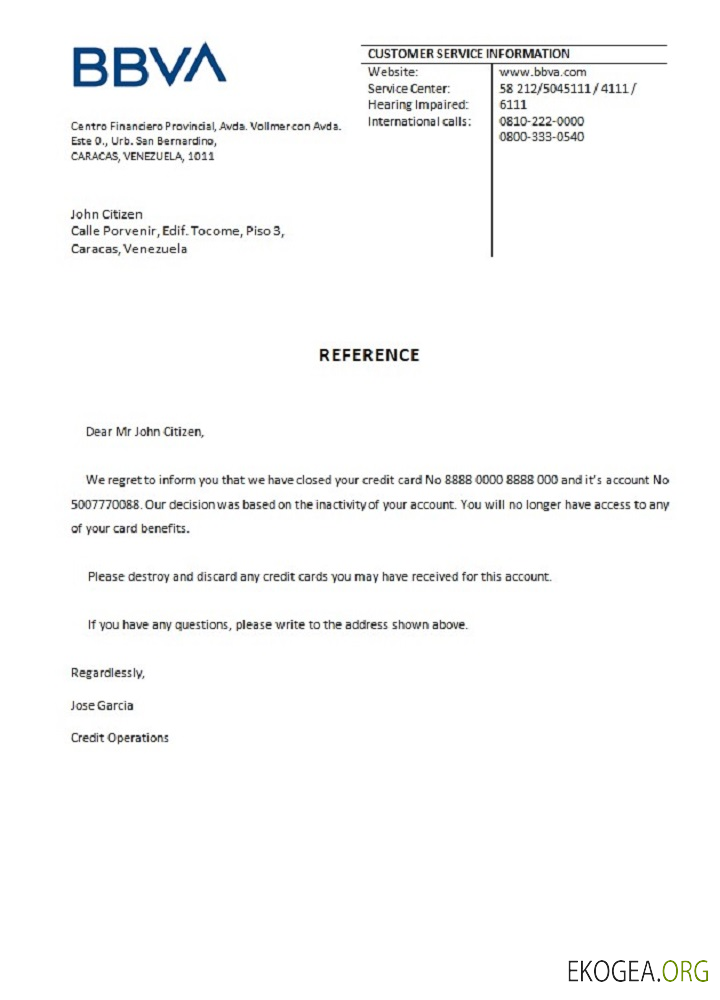 Venezuela , BBVA référence bank , closure